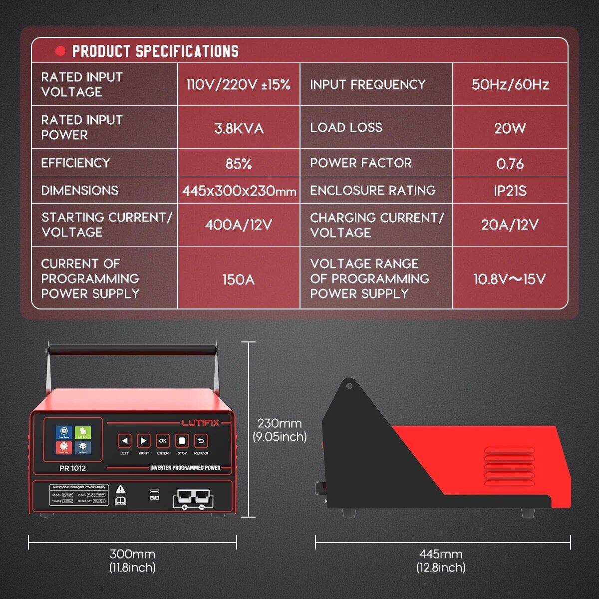150A Professional Car Battery Voltage Stabilizer and 400A Emergency Jump Starter Car Electronics Model : 220V|110V 150A Professional Car Battery Voltage Stabilizer and 400A Emergency Jump Starter Car Electronics Model : 220V|110V