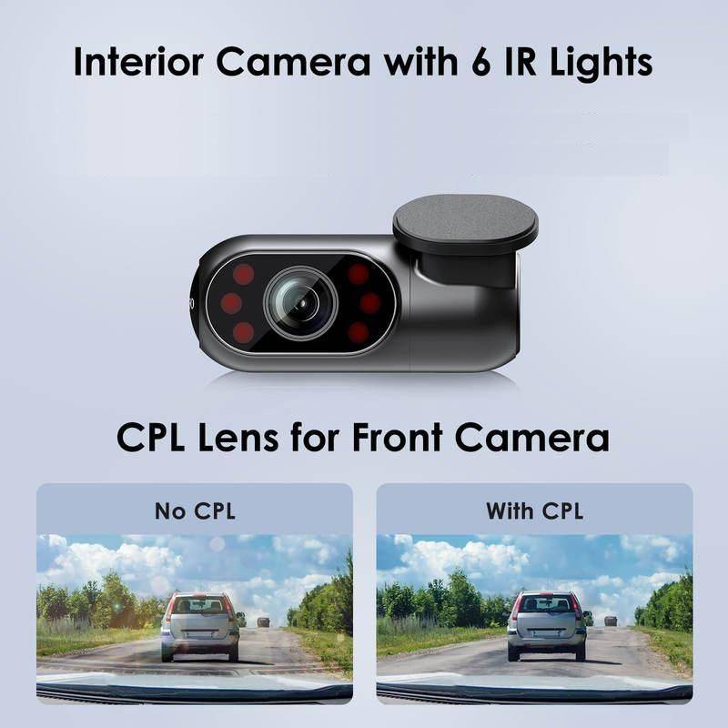 3-Channel Dash Cam with GPS, Wi-Fi & Sony Sensor Car Electronics Color : Black 3-Channel Dash Cam with GPS, Wi-Fi & Sony Sensor Car Electronics Color : Black