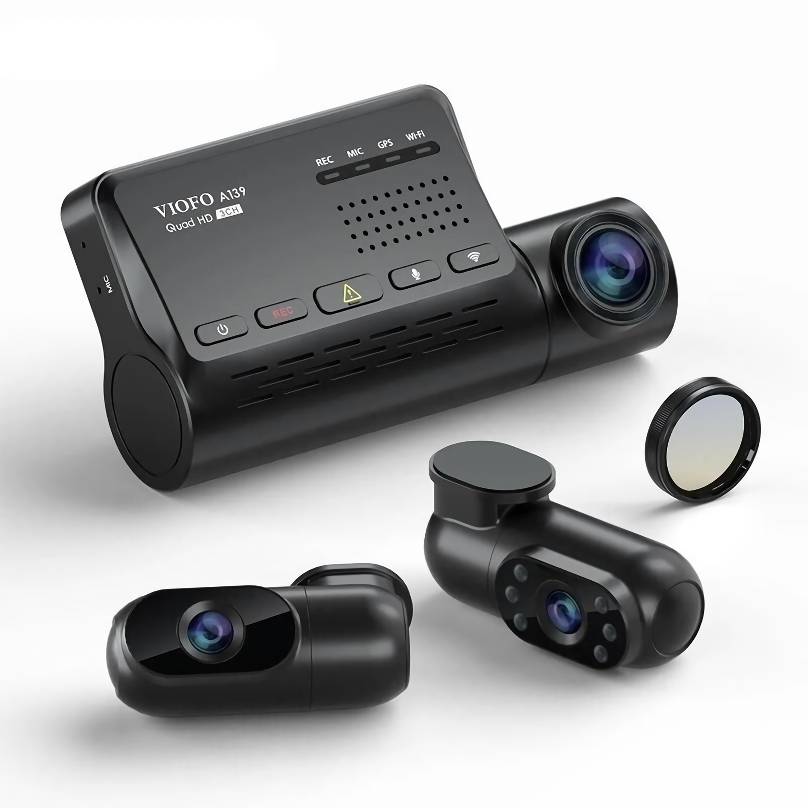 3-Channel Dash Cam with GPS, Wi-Fi & Sony Sensor Car Electronics Color : Black 3-Channel Dash Cam with GPS, Wi-Fi & Sony Sensor Car Electronics Color : Black
