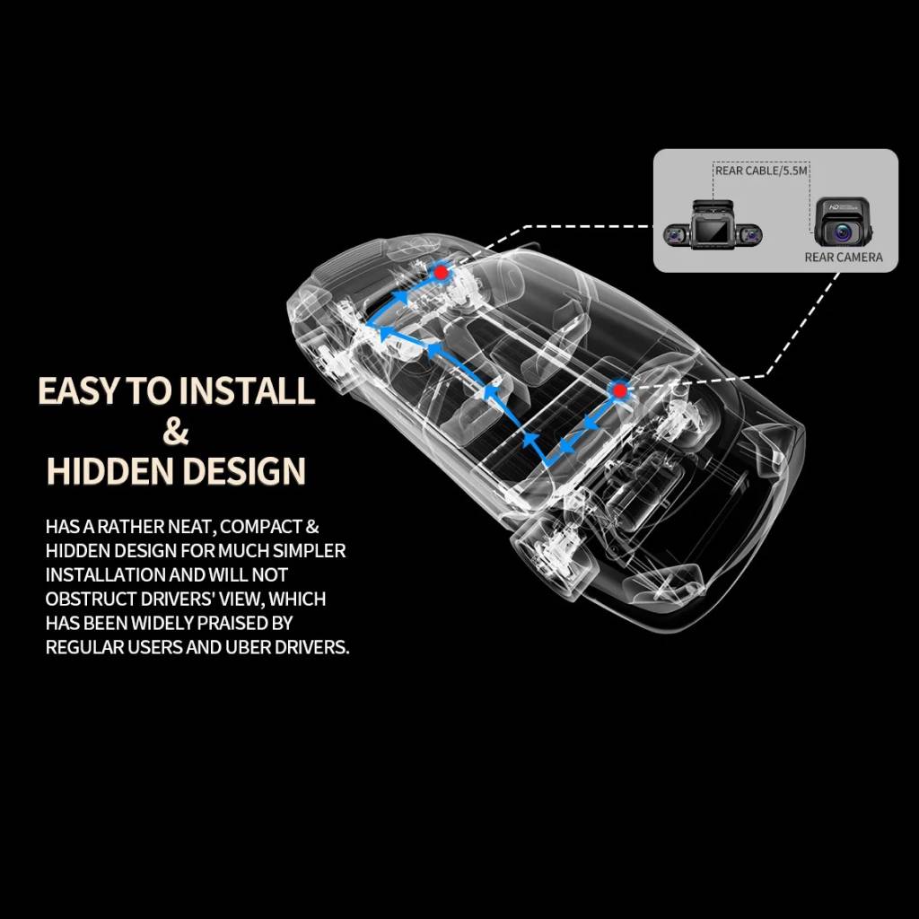 360° 4-Channel HD Dash Cam with Night Vision, GPS & WiFi Car Electronics Kit : With Charger|With Parking Kit 360° 4-Channel HD Dash Cam with Night Vision, GPS & WiFi Car Electronics Kit : With Charger|With Parking Kit