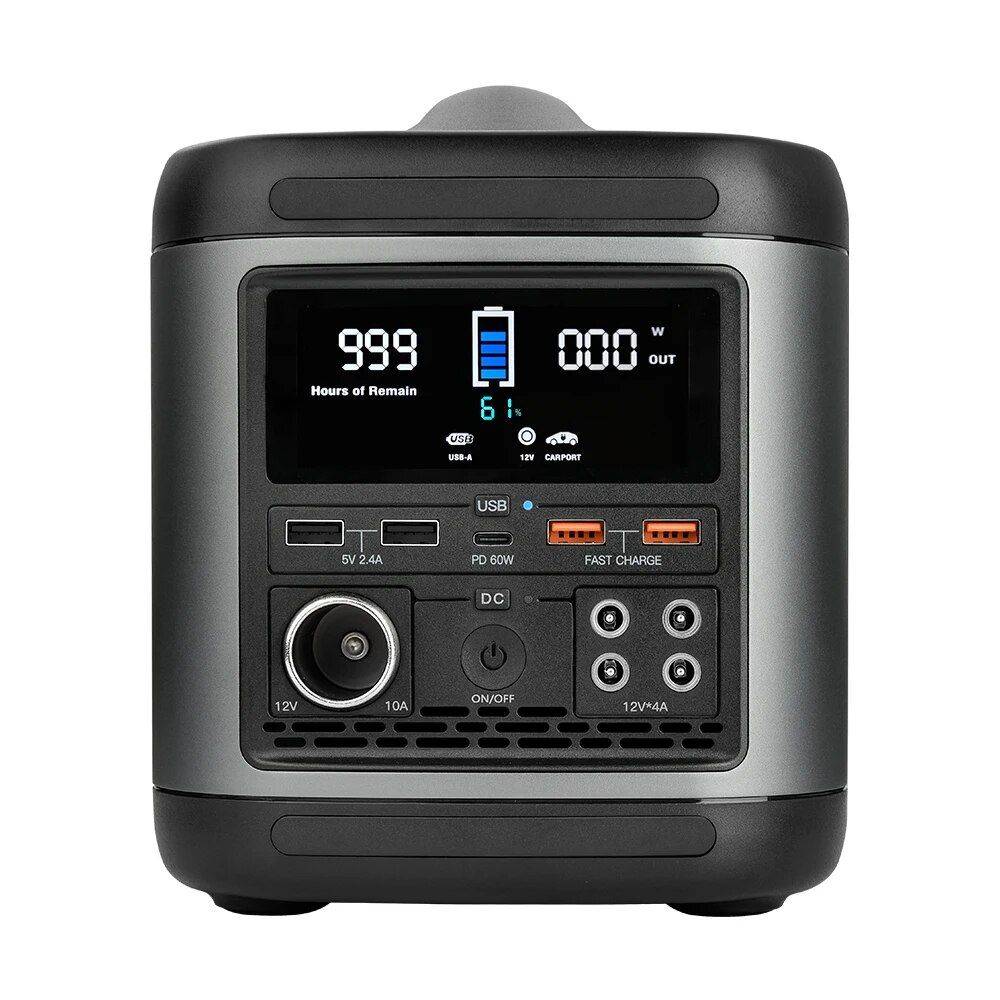 500W High-Capacity Portable Power Bank with AC/DC, USB, and Solar Charging Options Car Electronics 500W High-Capacity Portable Power Bank with AC/DC, USB, and Solar Charging Options Car Electronics