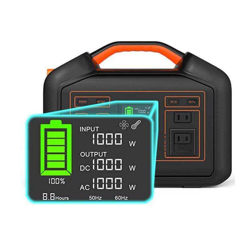 500W Portable Power Station with AC/DC Output, Type-C, USB Charging, and Car Jump Start Capability Car Electronics Color : Black 500W Portable Power Station with AC/DC Output, Type-C, USB Charging, and Car Jump Start Capability Car Electronics Color : Black