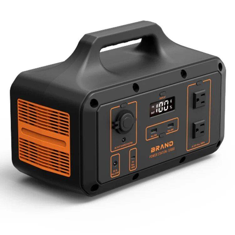 500W Portable Power Station with AC/DC Output, Type-C, USB Charging, and Car Jump Start Capability Car Electronics Color : Black 500W Portable Power Station with AC/DC Output, Type-C, USB Charging, and Car Jump Start Capability Car Electronics Color : Black
