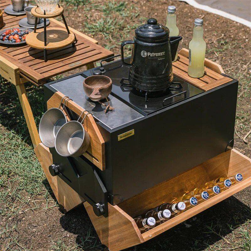 50L Large Capacity Multifunctional Wooden Storage Box – Ideal for Camping and Home Storage Road Trip Accessories Color : Wood – 50L|Black – 50L 50L Large Capacity Multifunctional Wooden Storage Box - Ideal for Camping and Home Storage Road Trip Accessories Color : Wood - 50L|Black - 50L