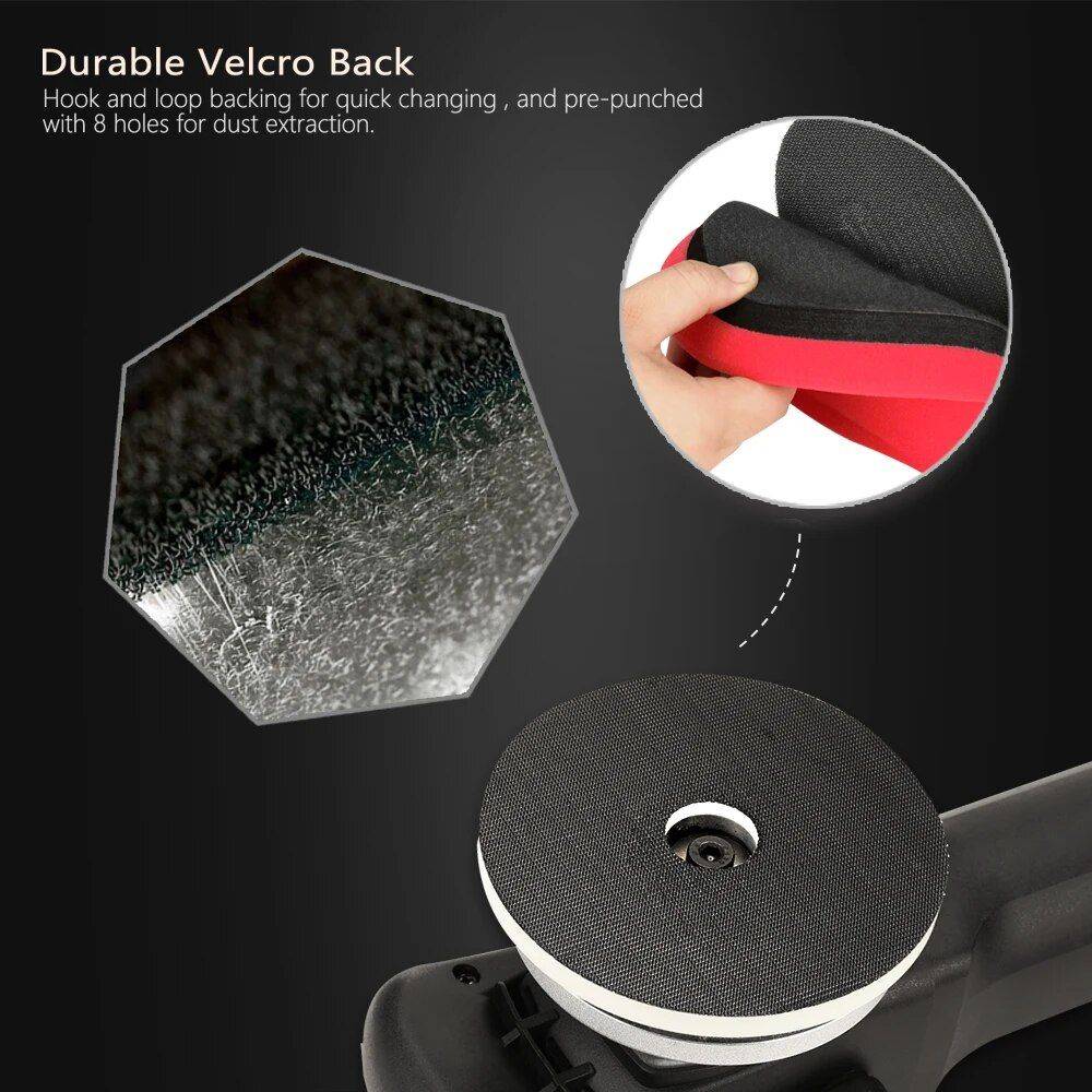 6 Inch Dual Action Car Polisher Set with Speed Control and Accessories Car Care Type : Set 6 Inch Dual Action Car Polisher Set with Speed Control and Accessories Car Care Type : Set