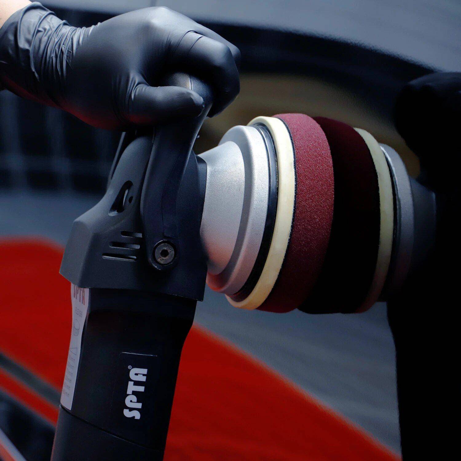 6 Inch Dual Action Car Polisher Set with Speed Control and Accessories Car Care Type : Set 6 Inch Dual Action Car Polisher Set with Speed Control and Accessories Car Care Type : Set