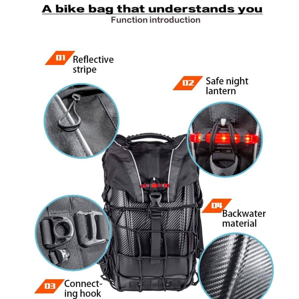 60L Waterproof Motorcycle Backpack with Helmet Holder – Versatile Travel and Camping Gear Motorcycle & ATV Gear Color : Black 60L Waterproof Motorcycle Backpack with Helmet Holder - Versatile Travel and Camping Gear Motorcycle & ATV Gear Color : Black