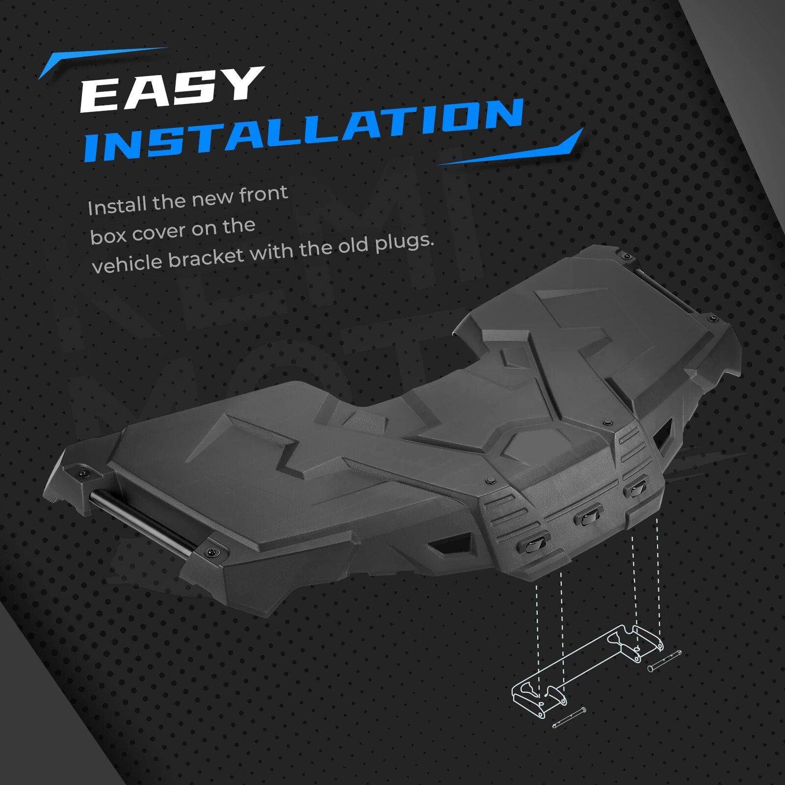 ATV Front Rack Lid Storage Cover Motorcycle & ATV Gear ATV Front Rack Lid Storage Cover Motorcycle & ATV Gear