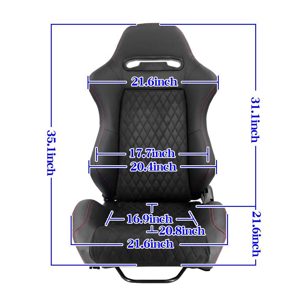Adjustable Black PVC Leather Racing Seat for Sport Car Simulators Interior Accessories Model : Left Hand-Suede|Right Hand-Suede|Left Hand-PVC|Right Hand-PVC Adjustable Black PVC Leather Racing Seat for Sport Car Simulators Interior Accessories Model : Left Hand-Suede|Right Hand-Suede|Left Hand-PVC|Right Hand-PVC