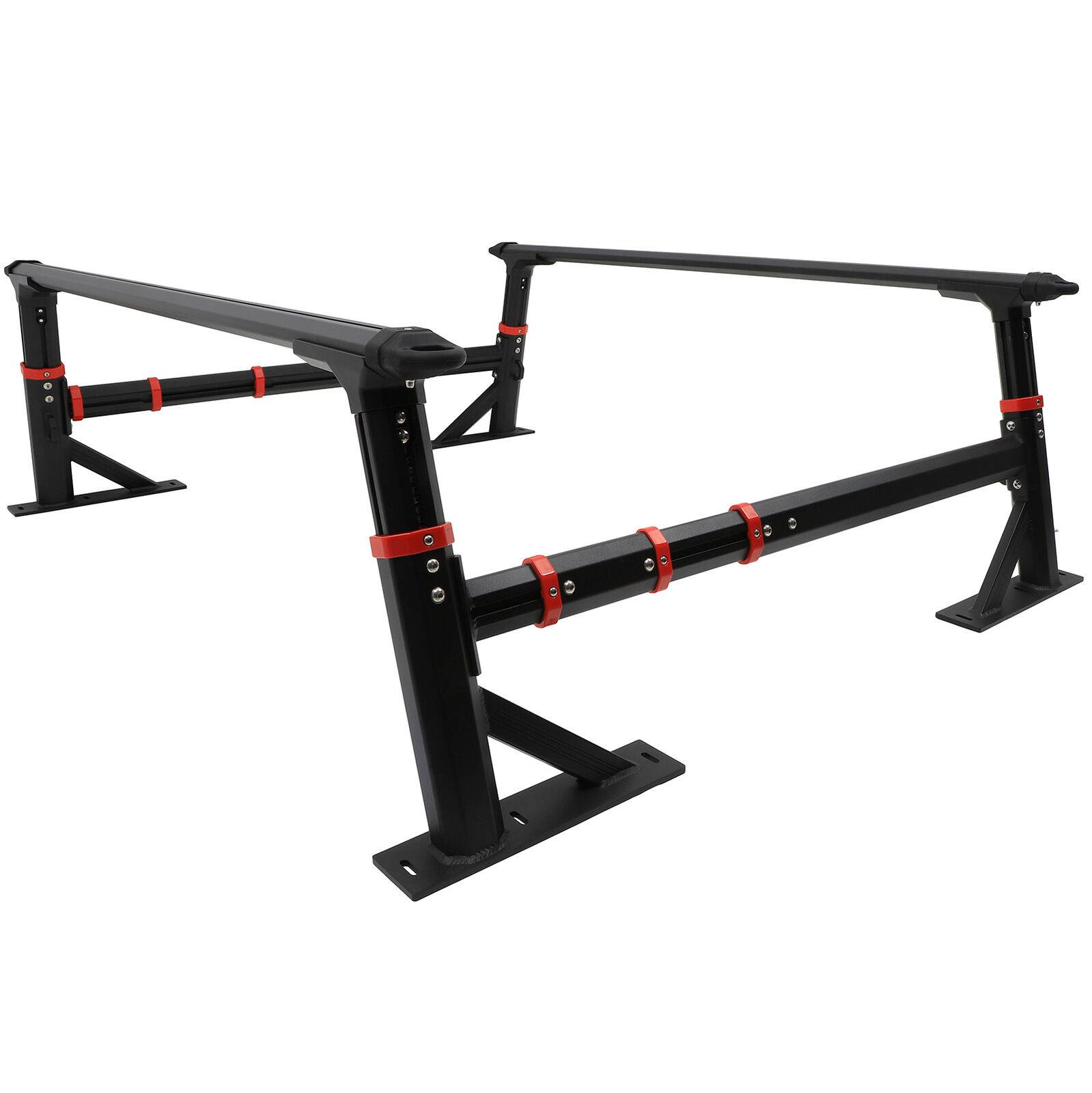 Adjustable Multifunctional Aluminum Roll Bar & Rack for Pickup Trucks Car Storage & Organization Size : S|M Adjustable Multifunctional Aluminum Roll Bar & Rack for Pickup Trucks Car Storage & Organization Size : S|M