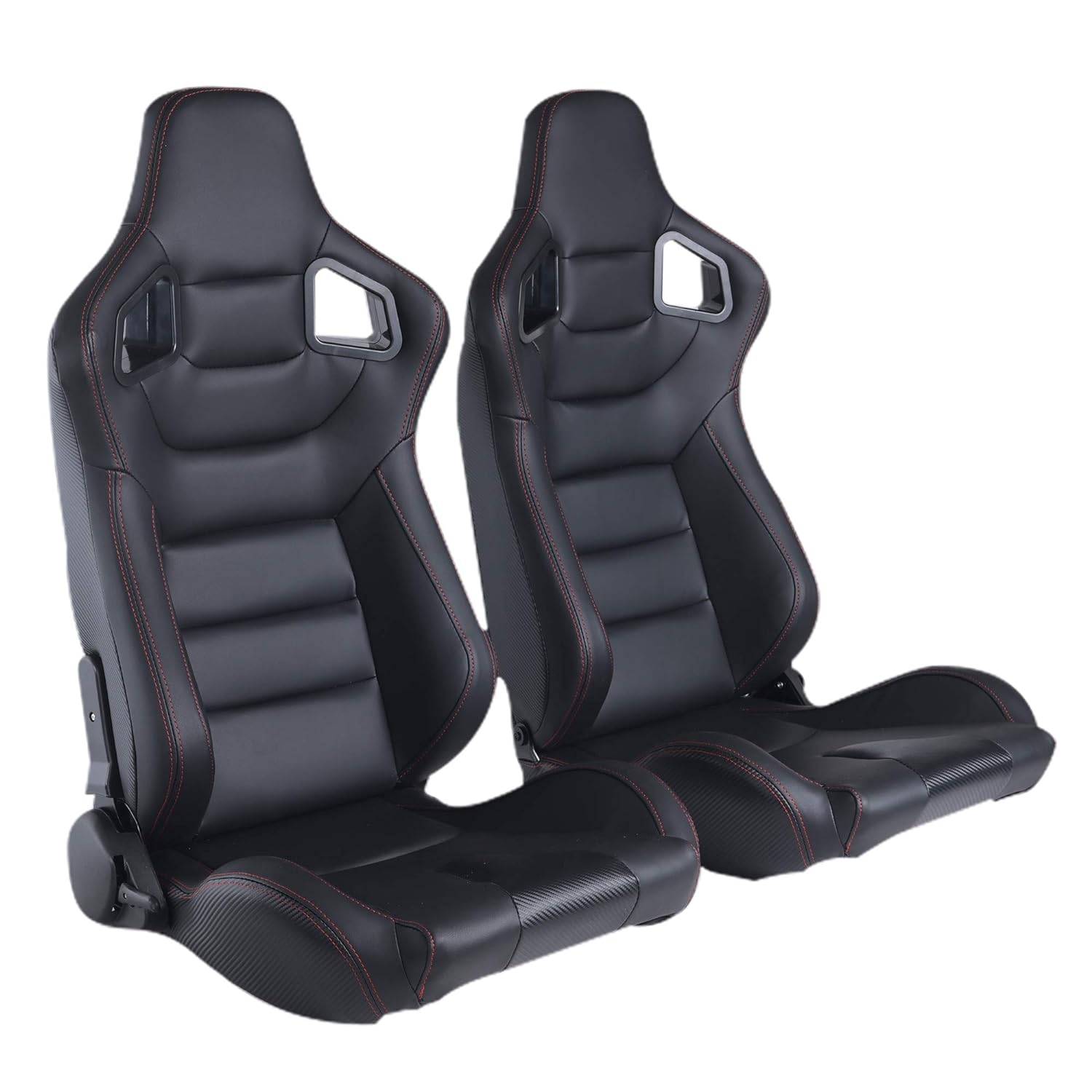 Adjustable Sport Racing Seat – Reclinable PVC Leather Car Seat with Slides Interior Accessories Model : Left Hand Side-BK|Right Hand Side-BK|Left Hand Side-YL|Right Hand Side-YL Adjustable Sport Racing Seat - Reclinable PVC Leather Car Seat with Slides Interior Accessories Model : Left Hand Side-BK|Right Hand Side-BK|Left Hand Side-YL|Right Hand Side-YL