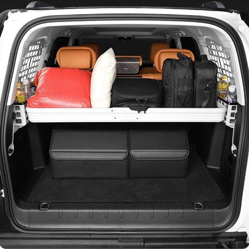 Aluminum Alloy Trunk Storage Rack for SUVs Car Storage & Organization Type : Whole kit Aluminum Alloy Trunk Storage Rack for SUVs Car Storage & Organization Type : Whole kit