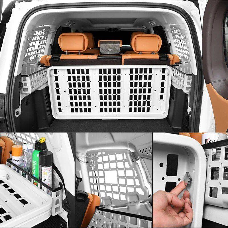 Aluminum Alloy Trunk Storage Rack for SUVs Car Storage & Organization Type : Whole kit Aluminum Alloy Trunk Storage Rack for SUVs Car Storage & Organization Type : Whole kit