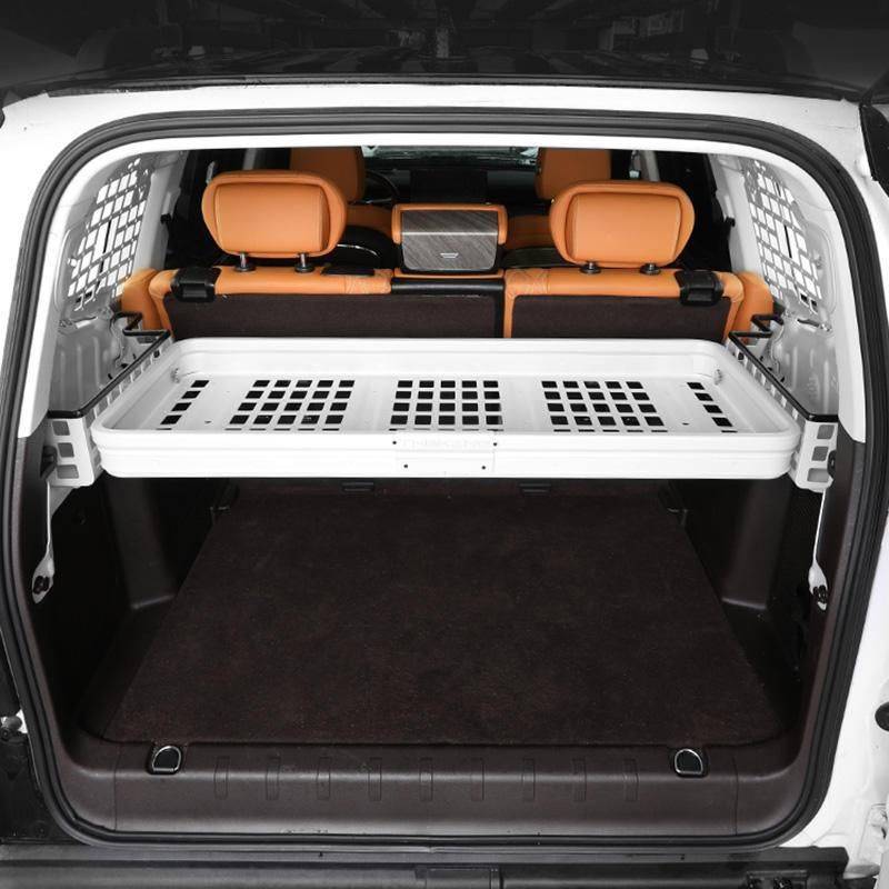 Aluminum Alloy Trunk Storage Rack for SUVs Car Storage & Organization Type : Whole kit Aluminum Alloy Trunk Storage Rack for SUVs Car Storage & Organization Type : Whole kit