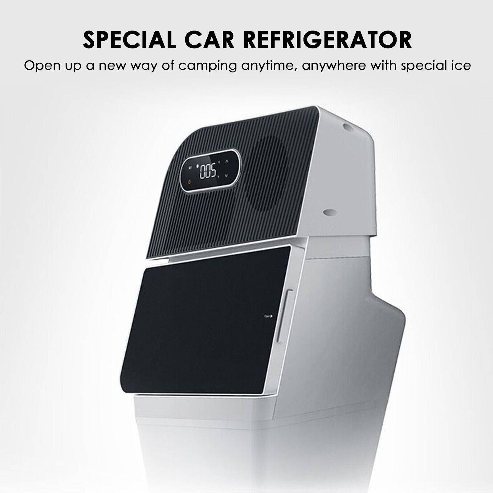 Compact 12V-16V Car Refrigerator Road Trip Accessories Color : White Compact 12V-16V Car Refrigerator Road Trip Accessories Color : White