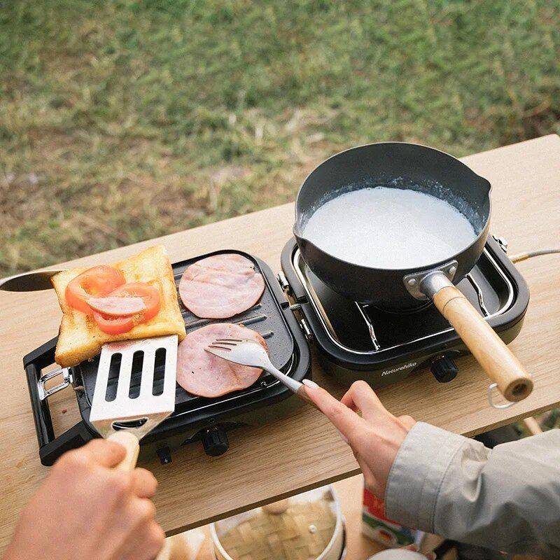 Compact Folding Outdoor Gas Stove Road Trip Accessories Color : Green Compact Folding Outdoor Gas Stove Road Trip Accessories Color : Green