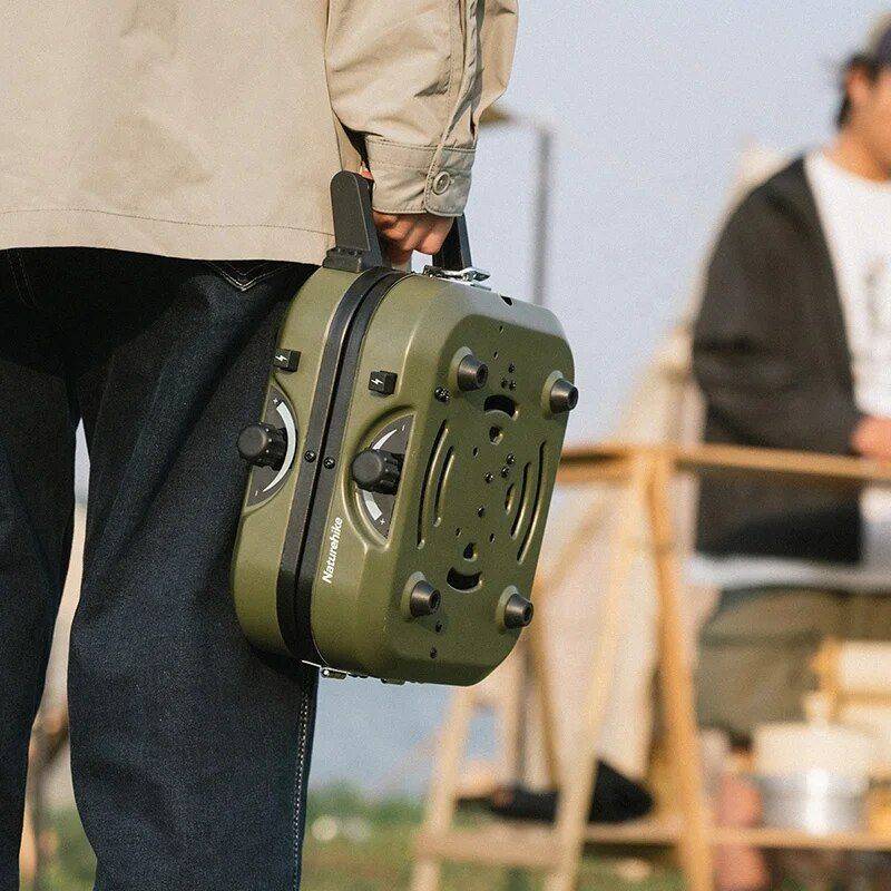 Compact Folding Outdoor Gas Stove Road Trip Accessories Color : Green Compact Folding Outdoor Gas Stove Road Trip Accessories Color : Green