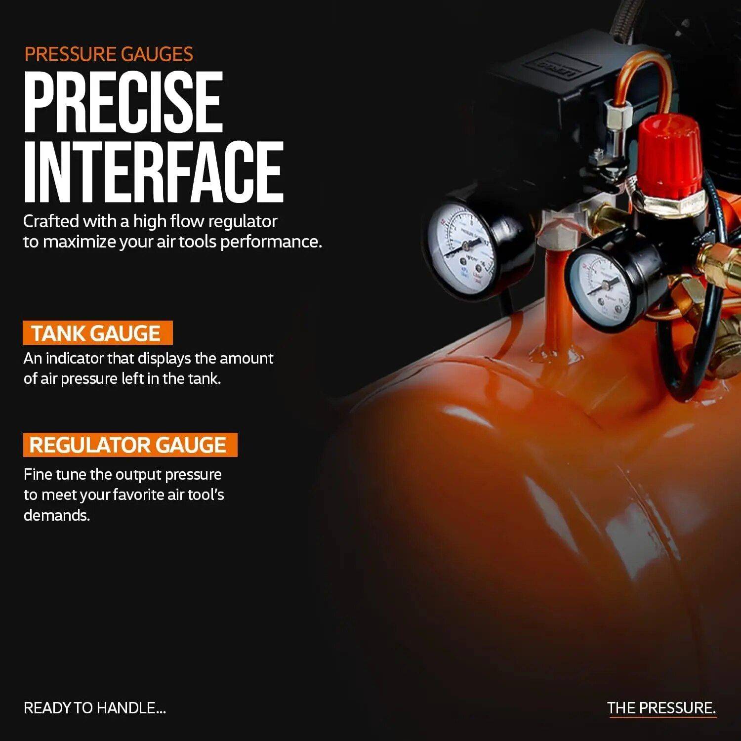 Efficient 6.3 Gal Air Compressor – 150 Sec Quick Fill, Max 120 PSI, Quiet & Oil Free Car Electronics Efficient 6.3 Gal Air Compressor - 150 Sec Quick Fill, Max 120 PSI, Quiet & Oil Free Car Electronics