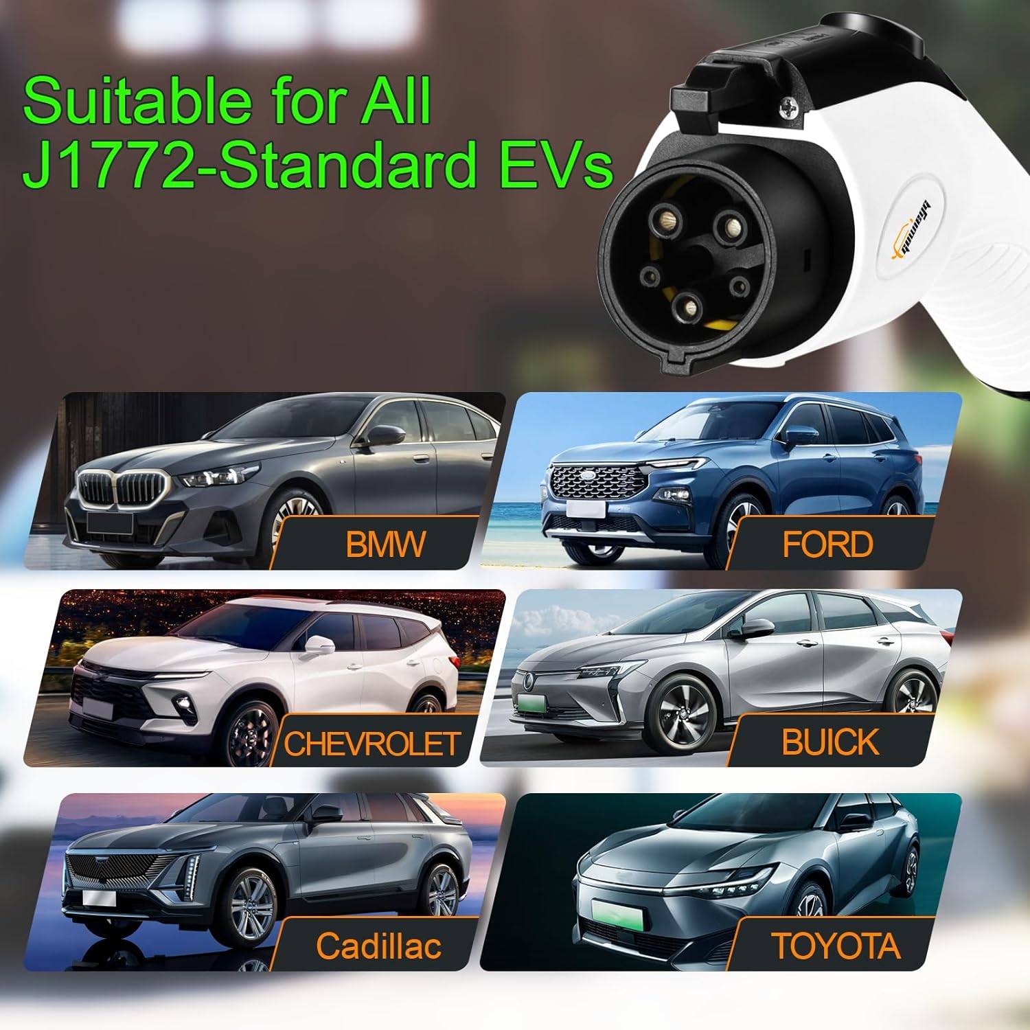Efficient Level 2 Portable EV Charger – 32A 1 Phase 7.2KW, Adjustable Current, 5M Cable Car Electronics Model : T1 without adapter|T1 with adapter Efficient Level 2 Portable EV Charger - 32A 1 Phase 7.2KW, Adjustable Current, 5M Cable Car Electronics Model : T1 without adapter|T1 with adapter