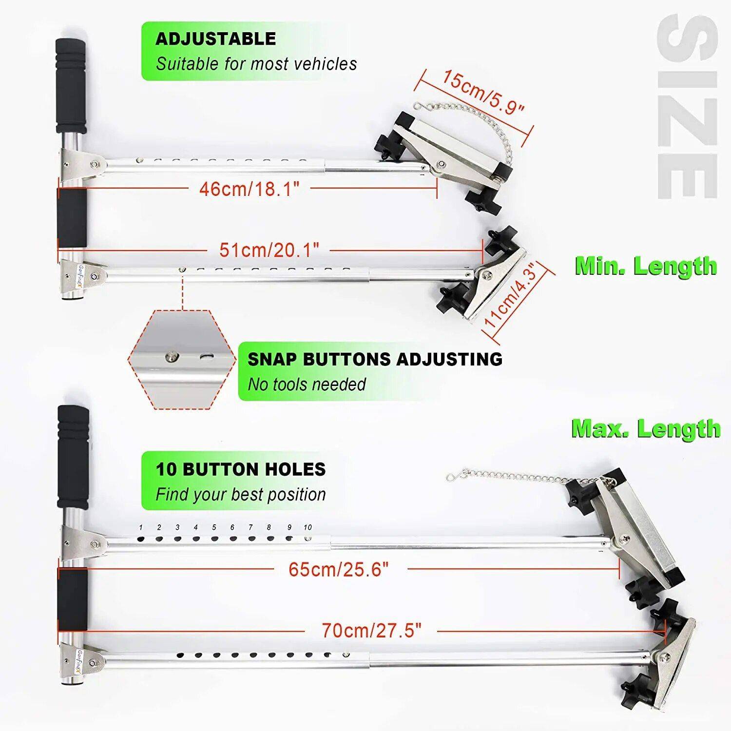 Effortless Hand Control Car Device Interior Accessories Color : Black Effortless Hand Control Car Device Interior Accessories Color : Black