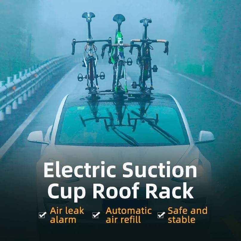 Electric Bicycle Rack Suction Roof-Top: Quick Install, High-Capacity Bike Carrier Car Storage & Organization Color : Black Electric Bicycle Rack Suction Roof-Top: Quick Install, High-Capacity Bike Carrier Car Storage & Organization Color : Black
