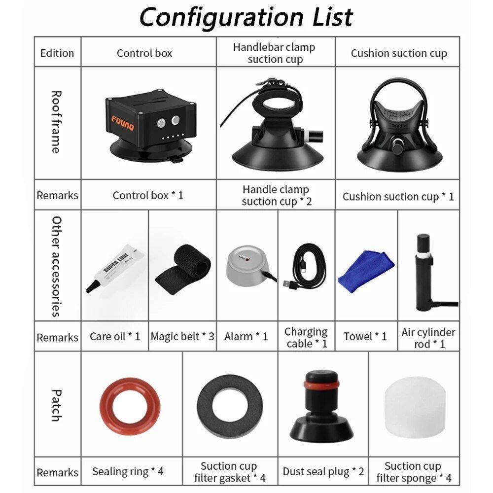 Electric Handstand Suction Bike Rack – Versatile, Lightweight Roof & Rear Car Carrier Car Storage & Organization Model : ES-H1B Electric Handstand Suction Bike Rack - Versatile, Lightweight Roof & Rear Car Carrier Car Storage & Organization Model : ES-H1B