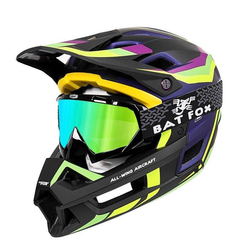 Full-Face Downhill Mountain Bike Helmet Motorcycle & ATV Gear Color : Blue Green|Black Blue|Black Pink Full-Face Downhill Mountain Bike Helmet Motorcycle & ATV Gear Color : Blue Green|Black Blue|Black Pink