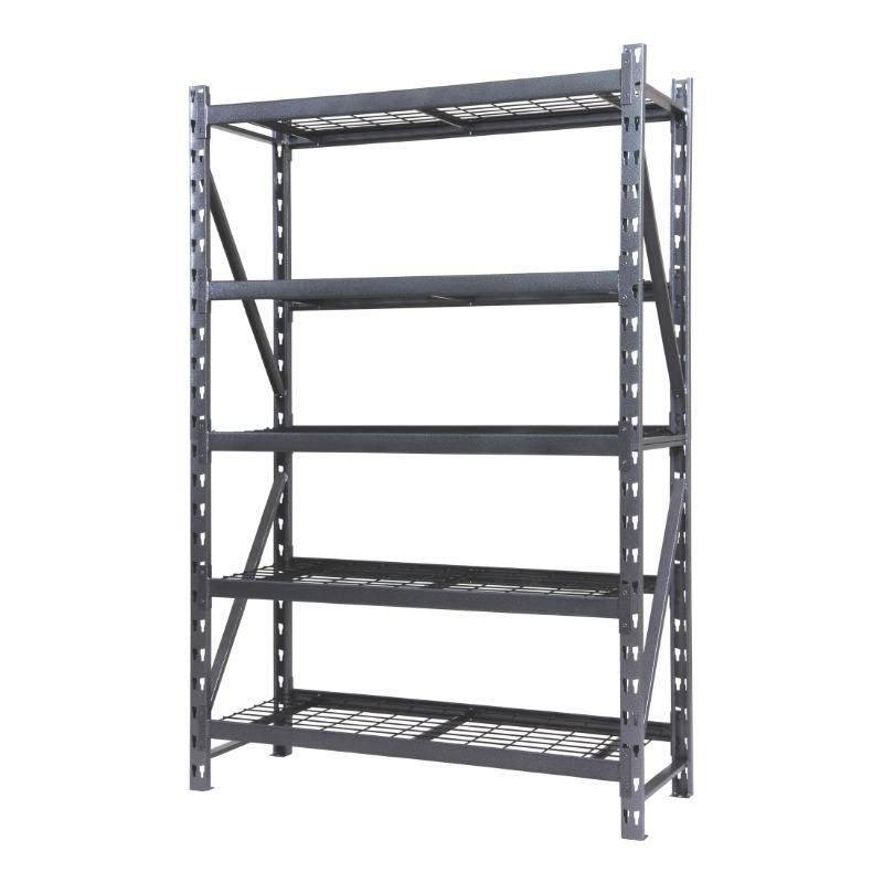 Heavy Duty 5-Shelf Metal Rack with Wire Decking – Versatile Garage and Storage Solution Car Storage & Organization Color : Black Heavy Duty 5-Shelf Metal Rack with Wire Decking - Versatile Garage and Storage Solution Car Storage & Organization Color : Black
