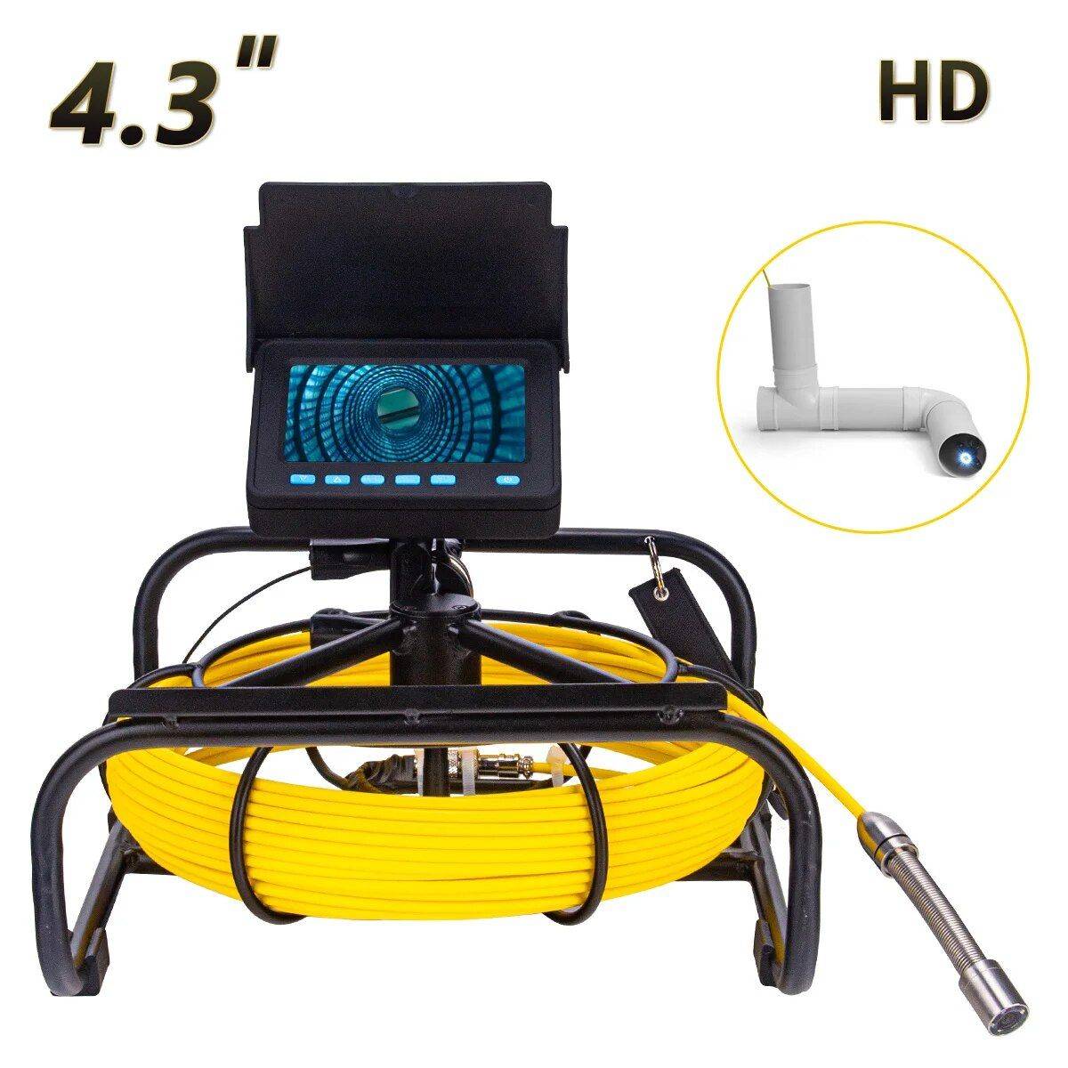 High-Definition Pipe Inspection Camera with DVR, Night Vision, and Waterproof Features Car Care High-Definition Pipe Inspection Camera with DVR, Night Vision, and Waterproof Features Car Care