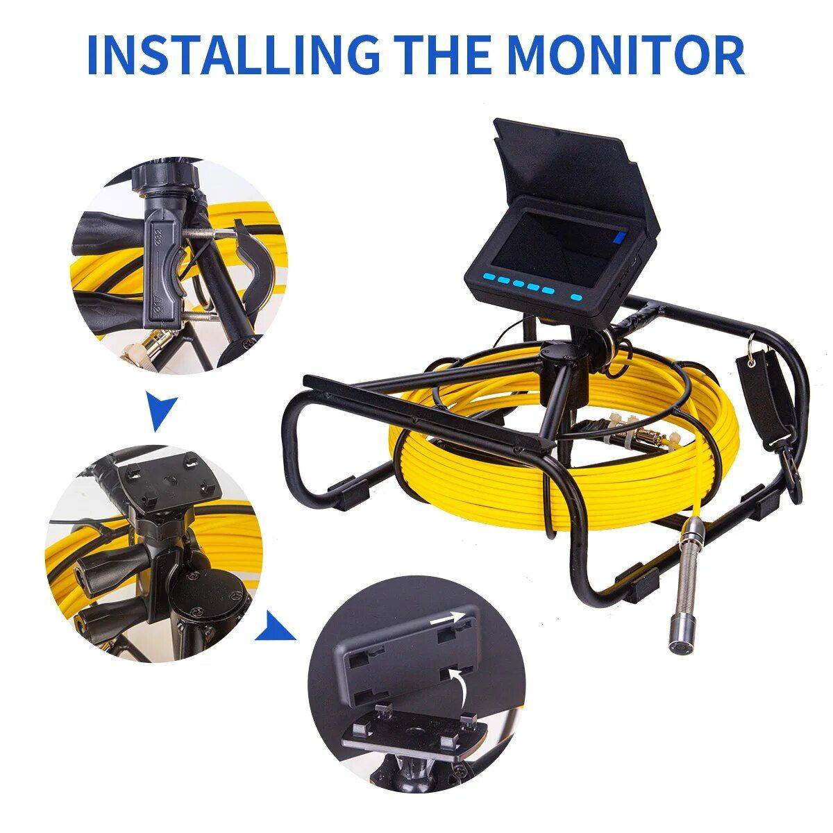 High-Definition Pipe Inspection Camera with DVR, Night Vision, and Waterproof Features Car Care High-Definition Pipe Inspection Camera with DVR, Night Vision, and Waterproof Features Car Care