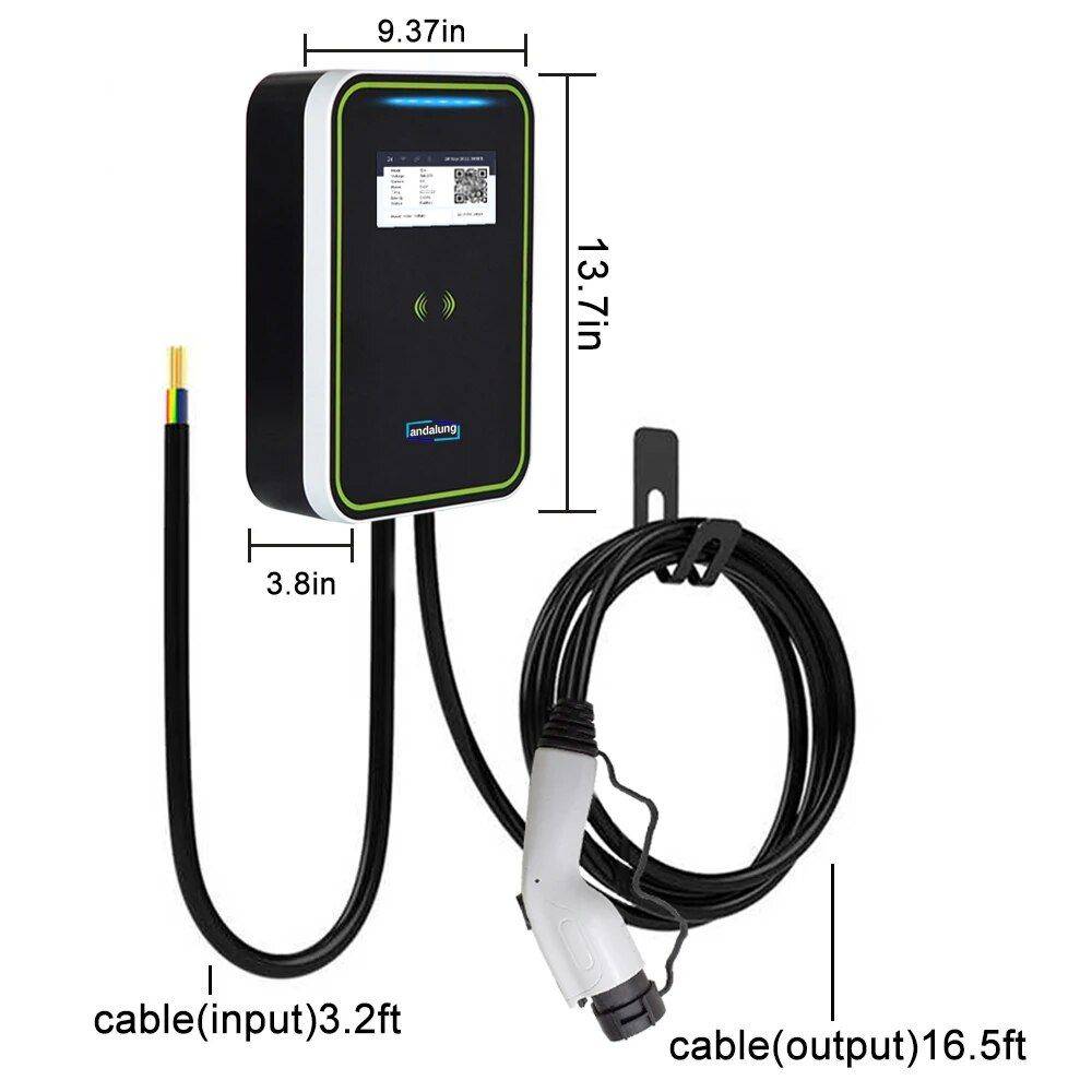 High-Efficiency 11kW Electric Car Charging Station with Wi-Fi and RFID Control Car Electronics Model : 11KW APPRFID TYPE2|11KW APP RFID GBT High-Efficiency 11kW Electric Car Charging Station with Wi-Fi and RFID Control Car Electronics Model : 11KW APPRFID TYPE2|11KW APP RFID GBT
