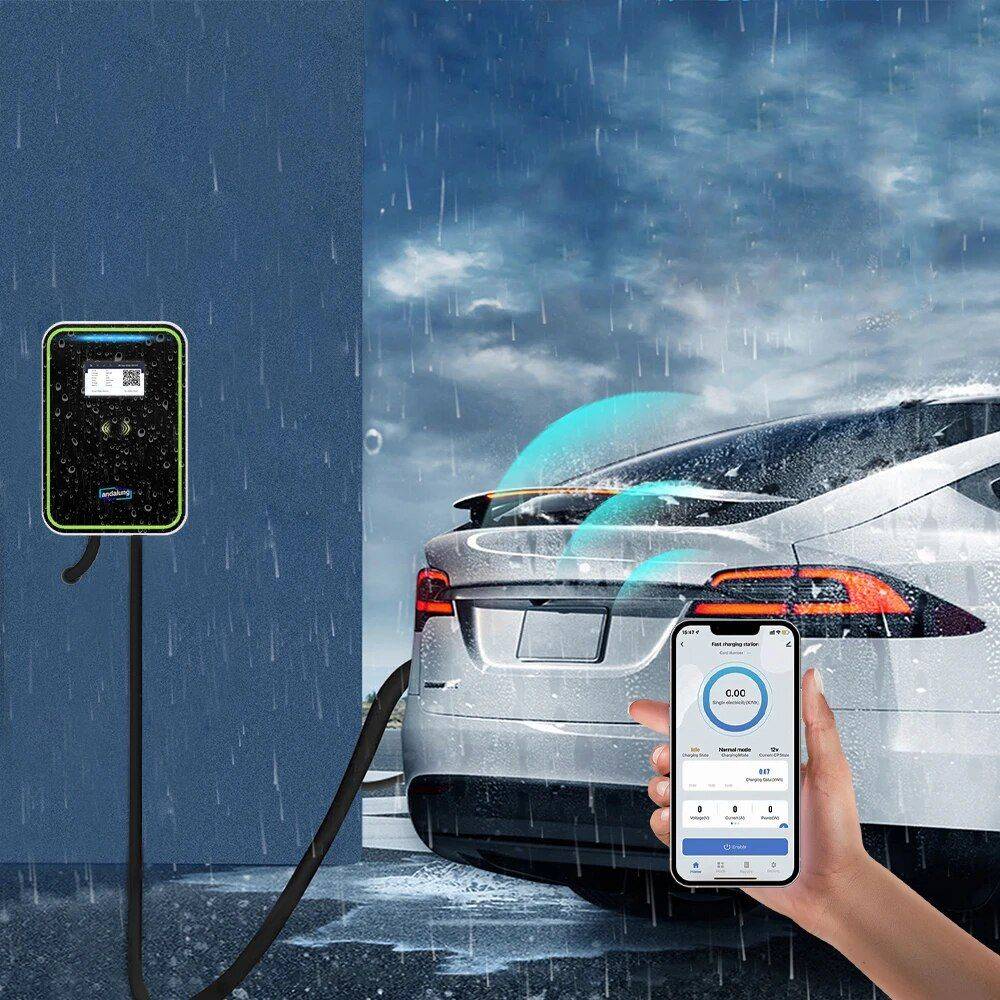High-Efficiency 11kW Electric Car Charging Station with Wi-Fi and RFID Control Car Electronics Model : 11KW APPRFID TYPE2|11KW APP RFID GBT High-Efficiency 11kW Electric Car Charging Station with Wi-Fi and RFID Control Car Electronics Model : 11KW APPRFID TYPE2|11KW APP RFID GBT