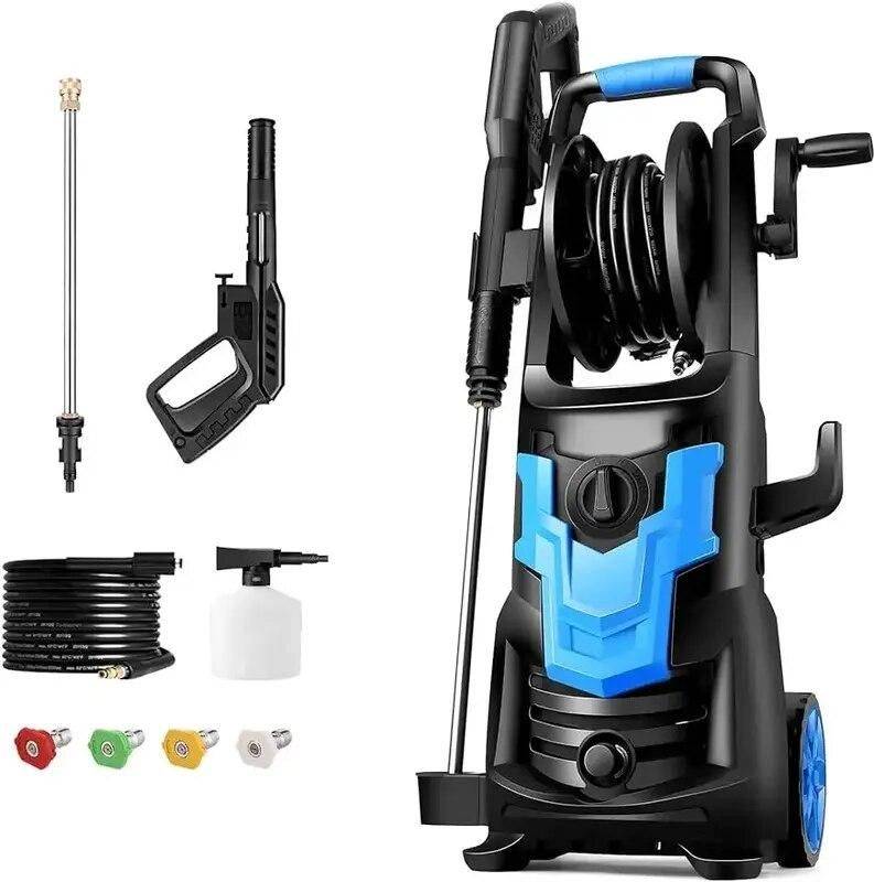 High-Power 3800PSI Electric Pressure Washer, 2.6GPM & 1900W, Multi-Surface Cleaning Machine Car Care Color : Blue High-Power 3800PSI Electric Pressure Washer, 2.6GPM & 1900W, Multi-Surface Cleaning Machine Car Care Color : Blue