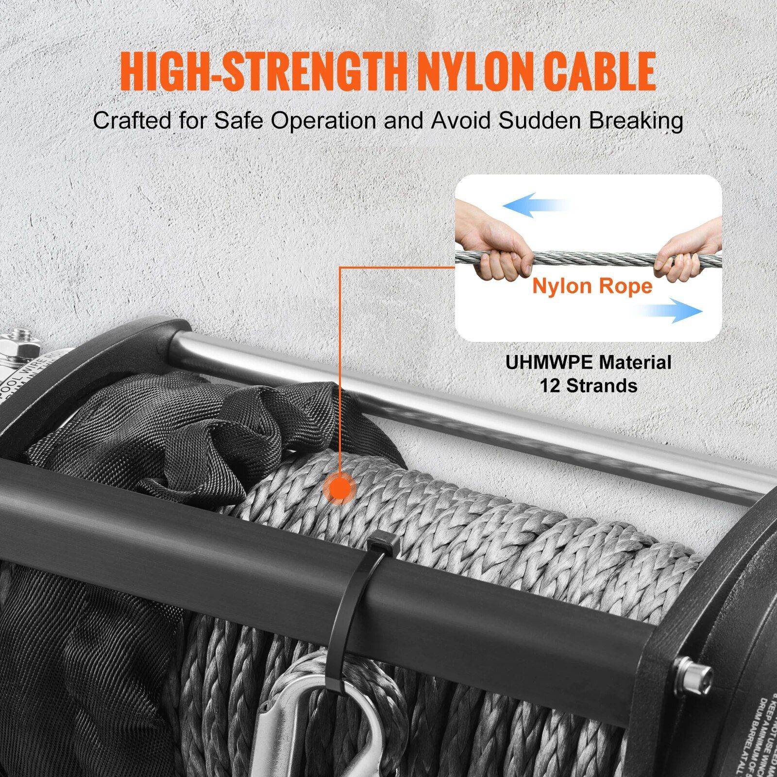 High-Power Off-Road Electric Winch: 8000-13000LBS, Remote Control, Waterproof, for ATV, SUV, Truck Car Care Model : 13000lbs 6.6hp|8000lbs 5.5hp|10000lbs 6.6hp High-Power Off-Road Electric Winch: 8000-13000LBS, Remote Control, Waterproof, for ATV, SUV, Truck Car Care Model : 13000lbs 6.6hp|8000lbs 5.5hp|10000lbs 6.6hp