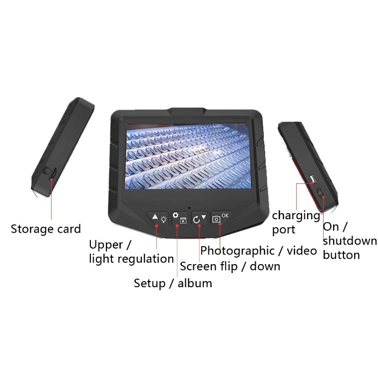 High-Resolution 8.5mm Car Evaporator Cleaning Endoscope with HD Screen and Wash Gun Car Care High-Resolution 8.5mm Car Evaporator Cleaning Endoscope with HD Screen and Wash Gun Car Care