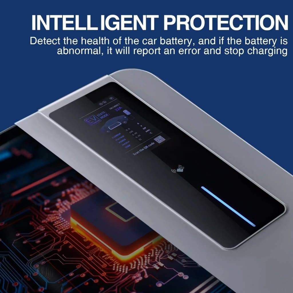 High-Speed 48A EV Wallbox Charger with RFID and App Control – 220V, 11.5KW, Type1, 7.5M Cable Car Electronics Model : 11.5KW WALLBOX High-Speed 48A EV Wallbox Charger with RFID and App Control - 220V, 11.5KW, Type1, 7.5M Cable Car Electronics Model : 11.5KW WALLBOX