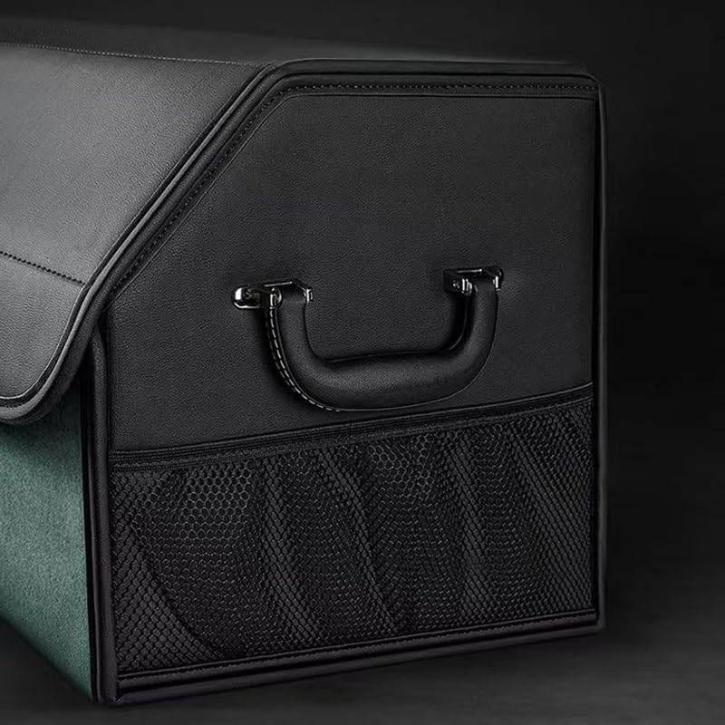 Luxury Leather Trunk Organizer for SUVs and Cars Car Storage & Organization Color : Black (29.5x12x12 in)|Green (29.5x12x12 in)|Red (29.5x12x12 in)|Orange (29.5x12x12 in) Luxury Leather Trunk Organizer for SUVs and Cars Car Storage & Organization Color : Black (29.5x12x12 in)|Green (29.5x12x12 in)|Red (29.5x12x12 in)|Orange (29.5x12x12 in)