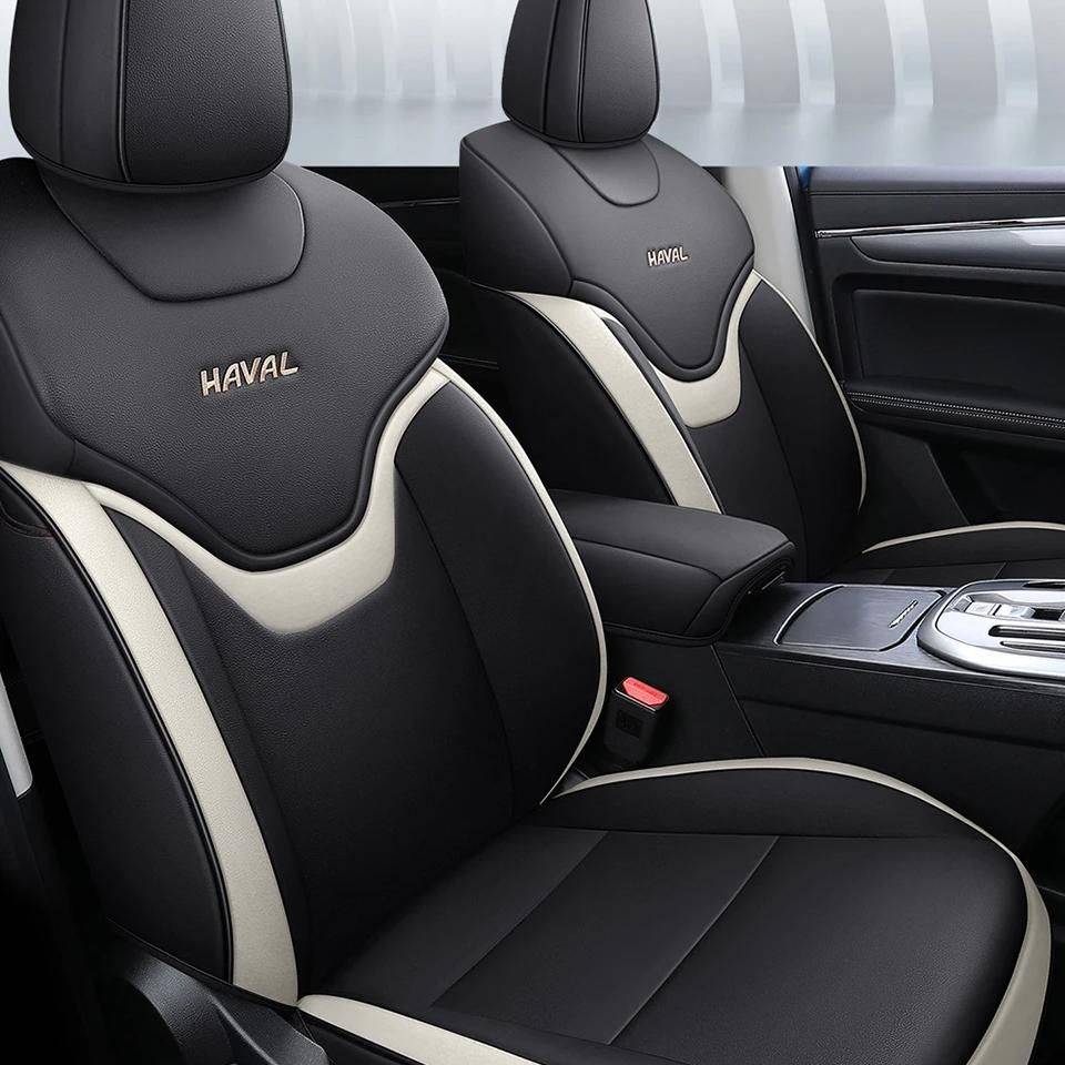 Luxury Waterproof Leather Car Seat Covers Interior Accessories Color : Black Red|Blue|Black White|Brown 