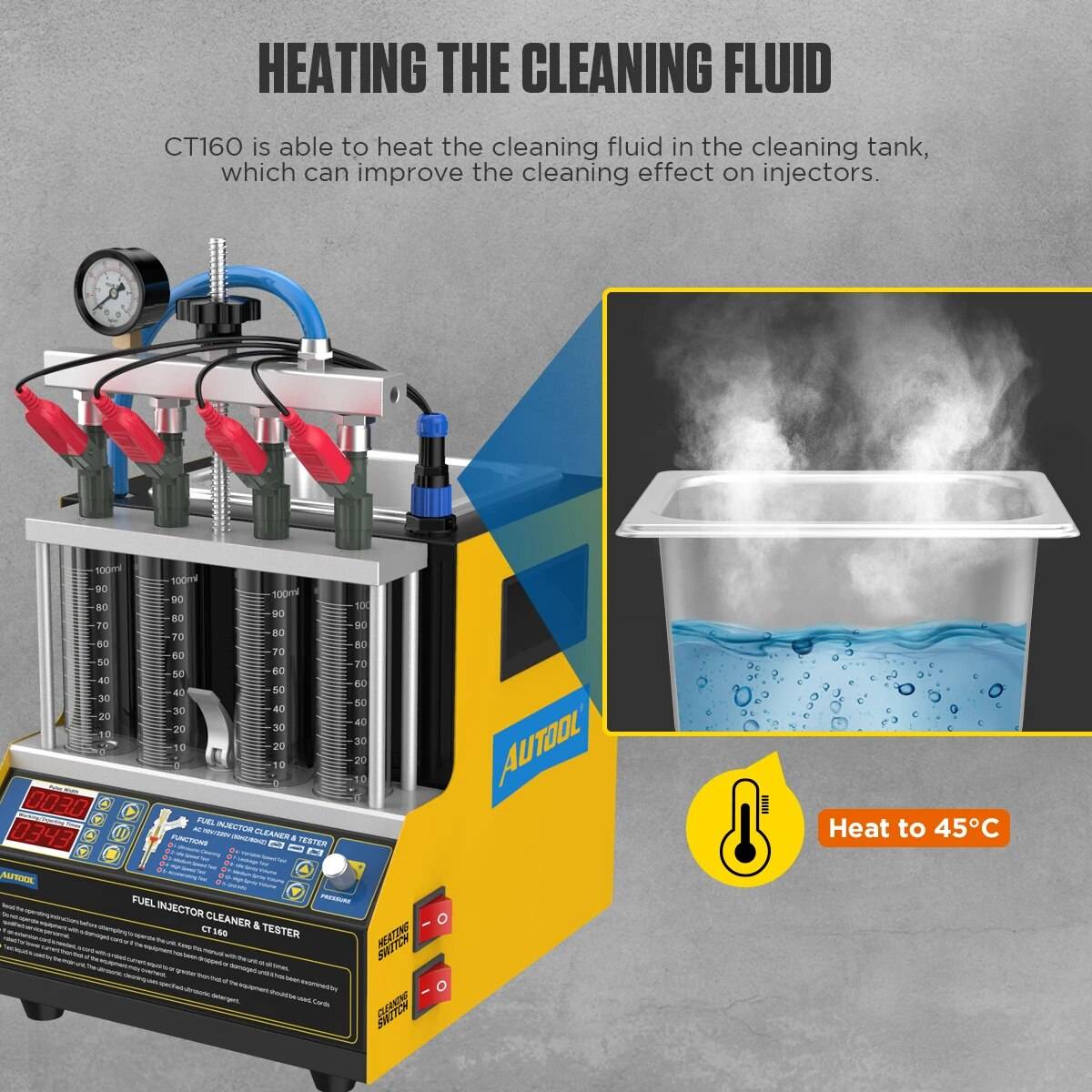 Multi-Functional Fuel Injector Cleaner & Tester for Cars and Motorcycles Car Care Multi-Functional Fuel Injector Cleaner & Tester for Cars and Motorcycles Car Care