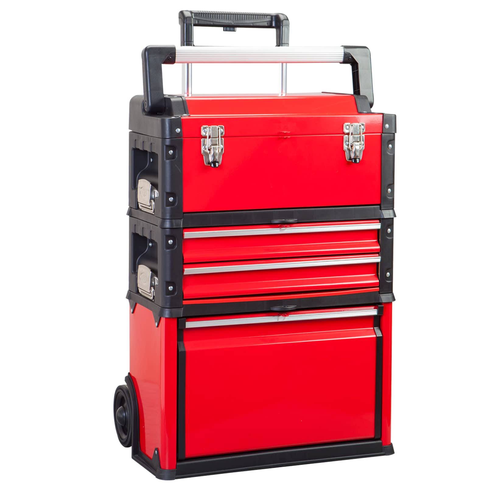Multi-Functional Rolling Upright Trolley Tool Box – Stackable, Portable Organizer for Workshop and Garage Car Storage & Organization Multi-Functional Rolling Upright Trolley Tool Box - Stackable, Portable Organizer for Workshop and Garage Car Storage & Organization