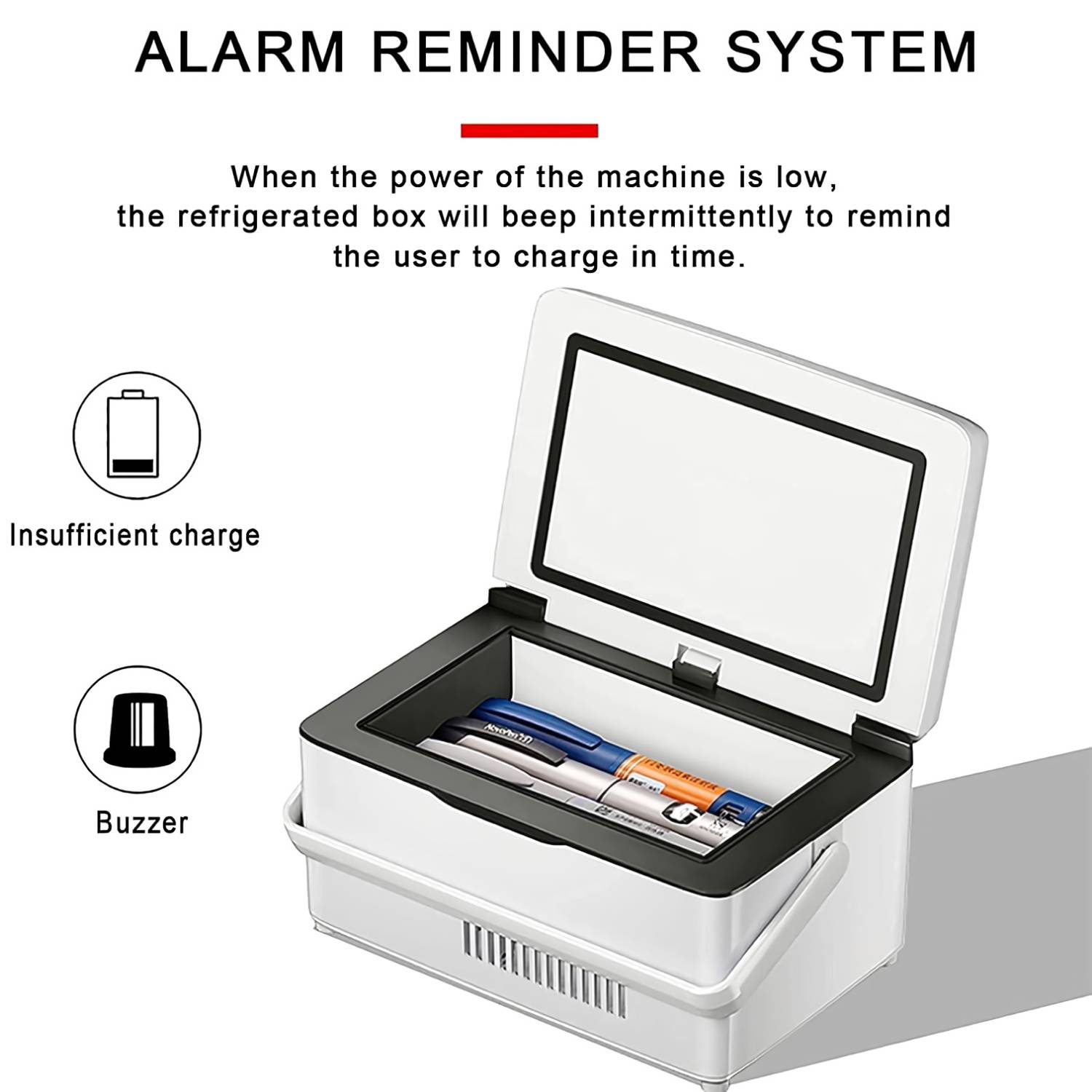 Portable Insulin and Medicine Cooler Road Trip Accessories Color : White Portable Insulin and Medicine Cooler Road Trip Accessories Color : White