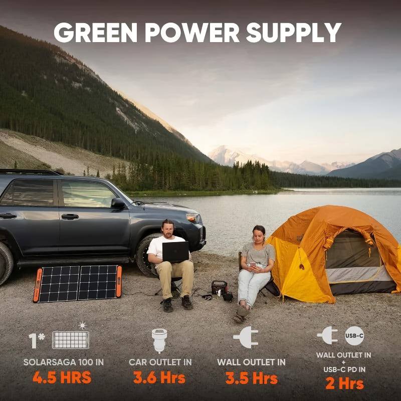 Portable Power Station 300W – Solar-Powered, 293Wh Backup Battery with Pure Sine Wave AC Outlet Car Electronics Portable Power Station 300W - Solar-Powered, 293Wh Backup Battery with Pure Sine Wave AC Outlet Car Electronics