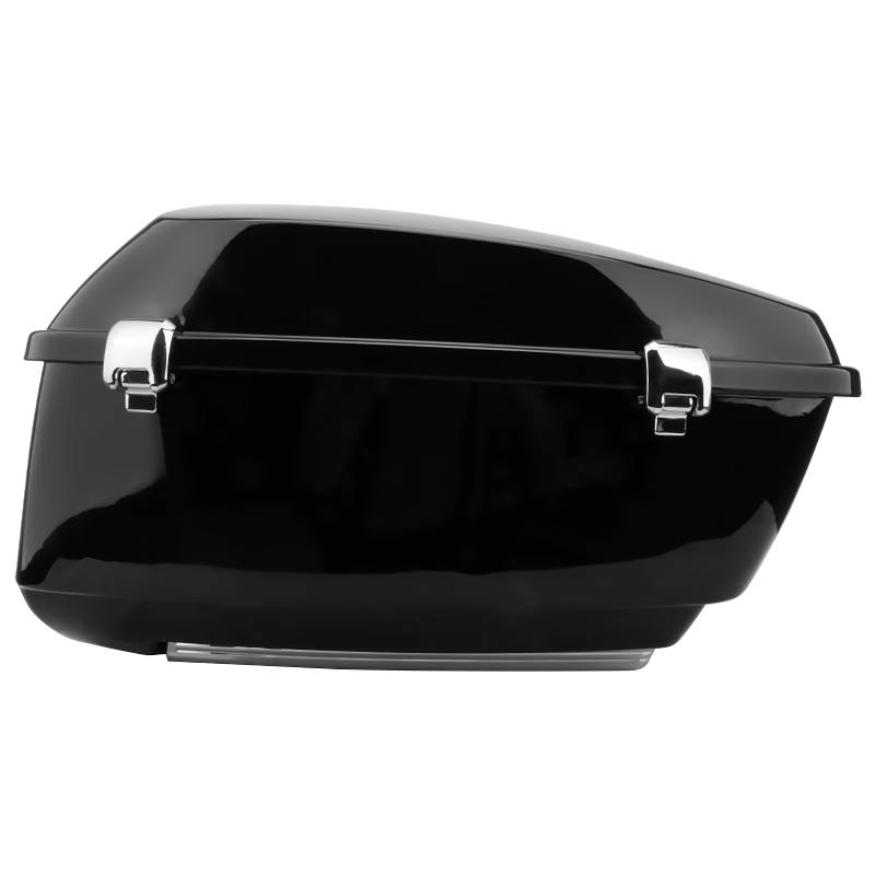 Premium Black Motorcycle Trunk with Backrest and Rack Motorcycle & ATV Gear Premium Black Motorcycle Trunk with Backrest and Rack Motorcycle & ATV Gear