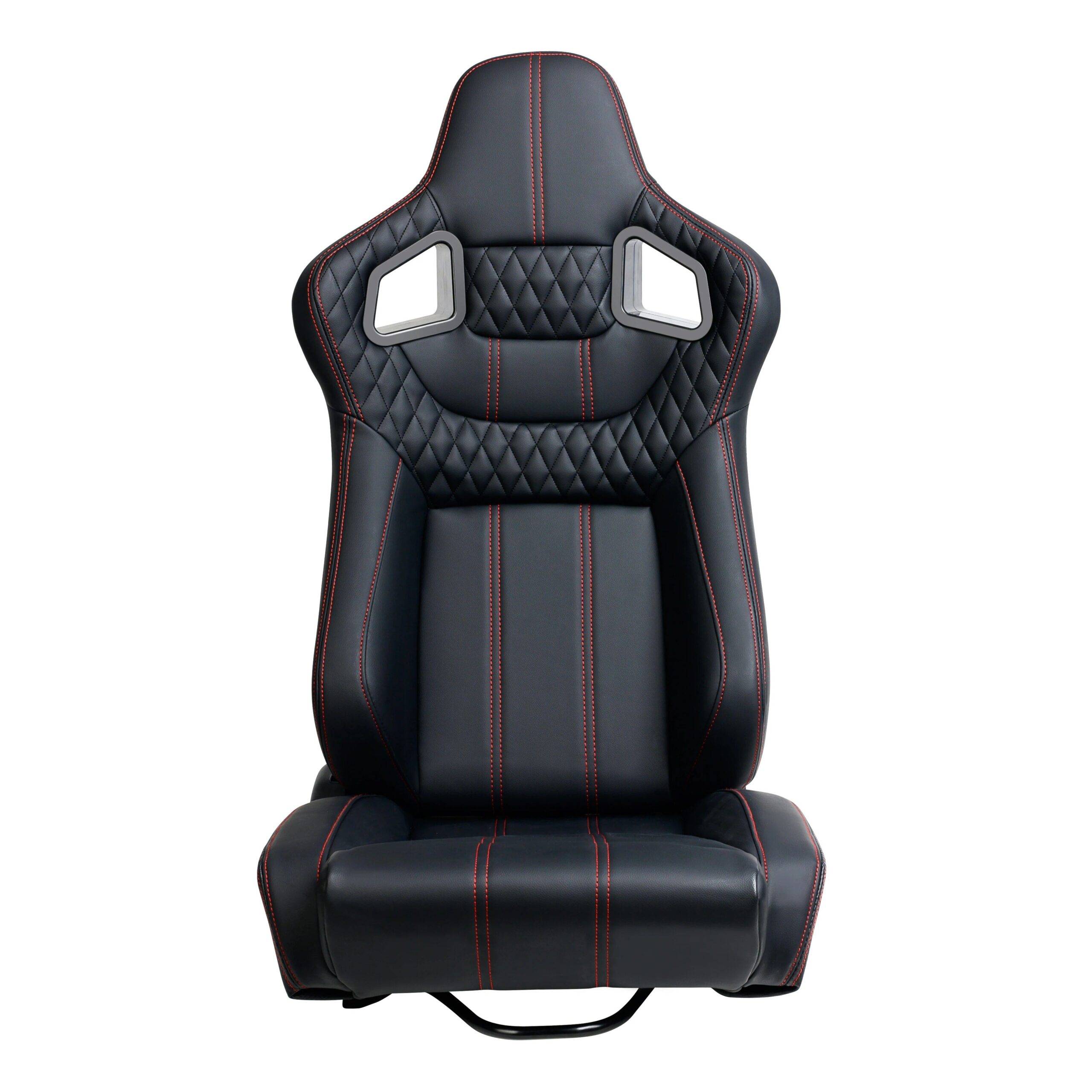 Premium Racing Seat – High-Quality PVC and Suede, Dual Slider, Universal Fit Interior Accessories Model : Black Premium Racing Seat - High-Quality PVC and Suede, Dual Slider, Universal Fit Interior Accessories Model : Black