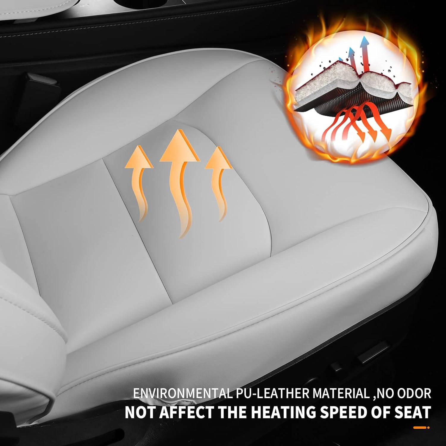 Tesla Model 3 Highland Luxury Nappa Leather Seat Covers & Cushion Set Interior Accessories Color : White |Black White |Black |Red |Pink Tesla Model 3 Highland Luxury Nappa Leather Seat Covers & Cushion Set Interior Accessories Color : White |Black White |Black |Red |Pink