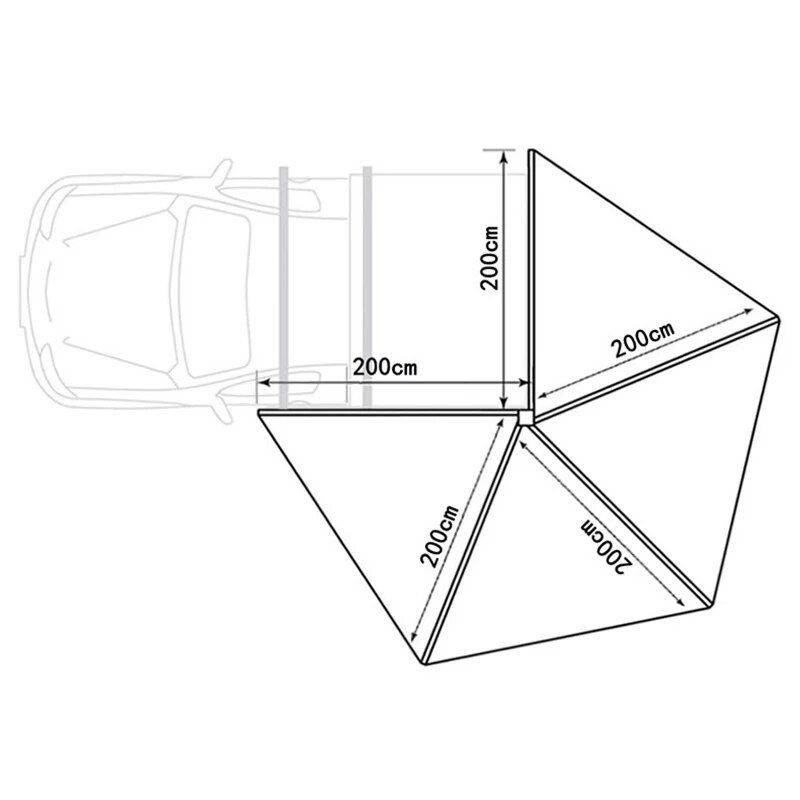 Ultimate 270° Free-Standing Camping Awning – All-Season, Waterproof, Spacious Road Trip Accessories Model : 2m Gray without stand Ultimate 270° Free-Standing Camping Awning - All-Season, Waterproof, Spacious Road Trip Accessories Model : 2m Gray without stand