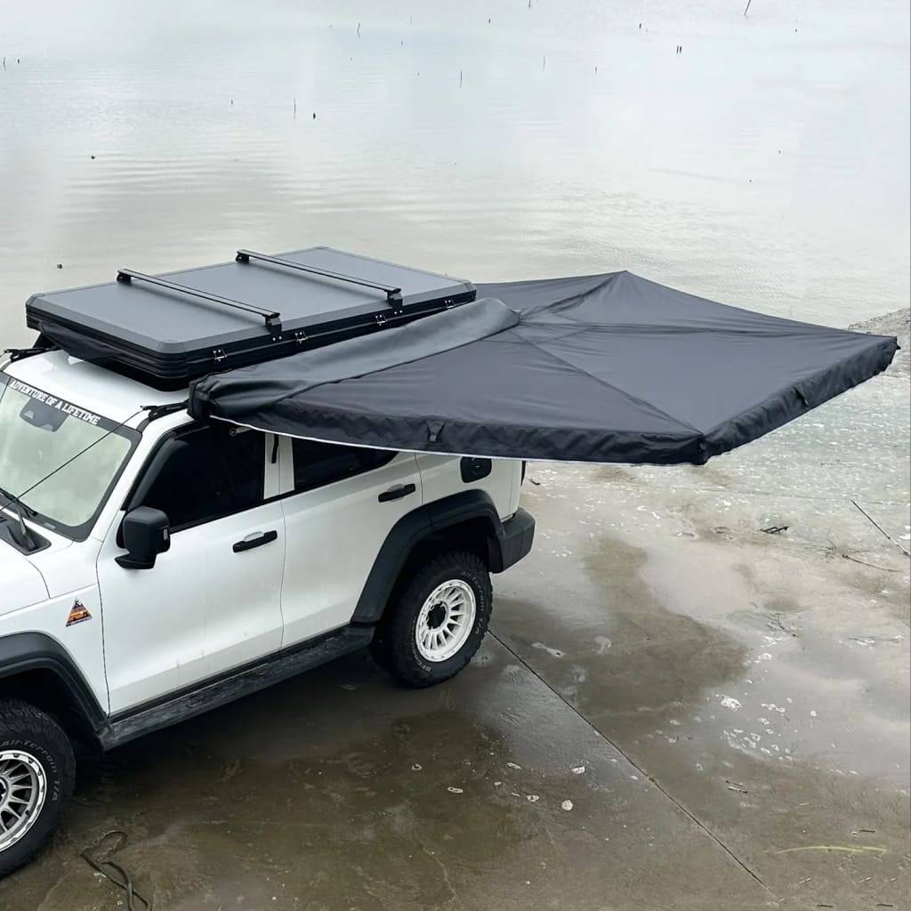 Ultimate 270° Free-Standing Camping Awning – All-Season, Waterproof, Spacious Road Trip Accessories Model : 2m Gray without stand Ultimate 270° Free-Standing Camping Awning - All-Season, Waterproof, Spacious Road Trip Accessories Model : 2m Gray without stand