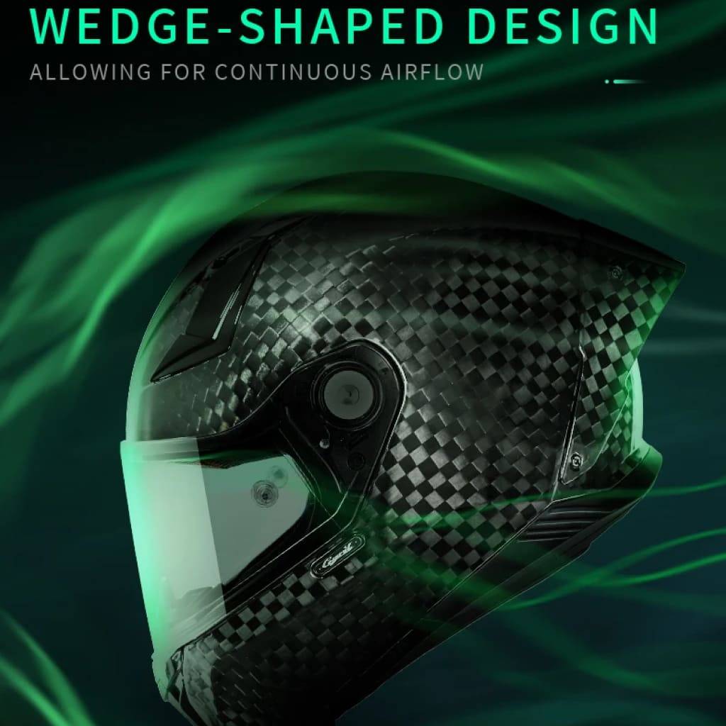 Ultra-Light Carbon Fiber Full Face Motorcycle Helmet – DOT & ECE Approved, Unisex Racing Design Motorcycle & ATV Gear Design : 1|2|3|4|5|6|7 Ultra-Light Carbon Fiber Full Face Motorcycle Helmet - DOT & ECE Approved, Unisex Racing Design Motorcycle & ATV Gear Design : 1|2|3|4|5|6|7
