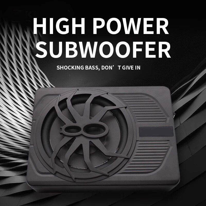 Ultra-Thin 10-Inch 12V Active Car Subwoofer with Bass Boost and Aluminum Alloy Design Car Electronics Ultra-Thin 10-Inch 12V Active Car Subwoofer with Bass Boost and Aluminum Alloy Design Car Electronics