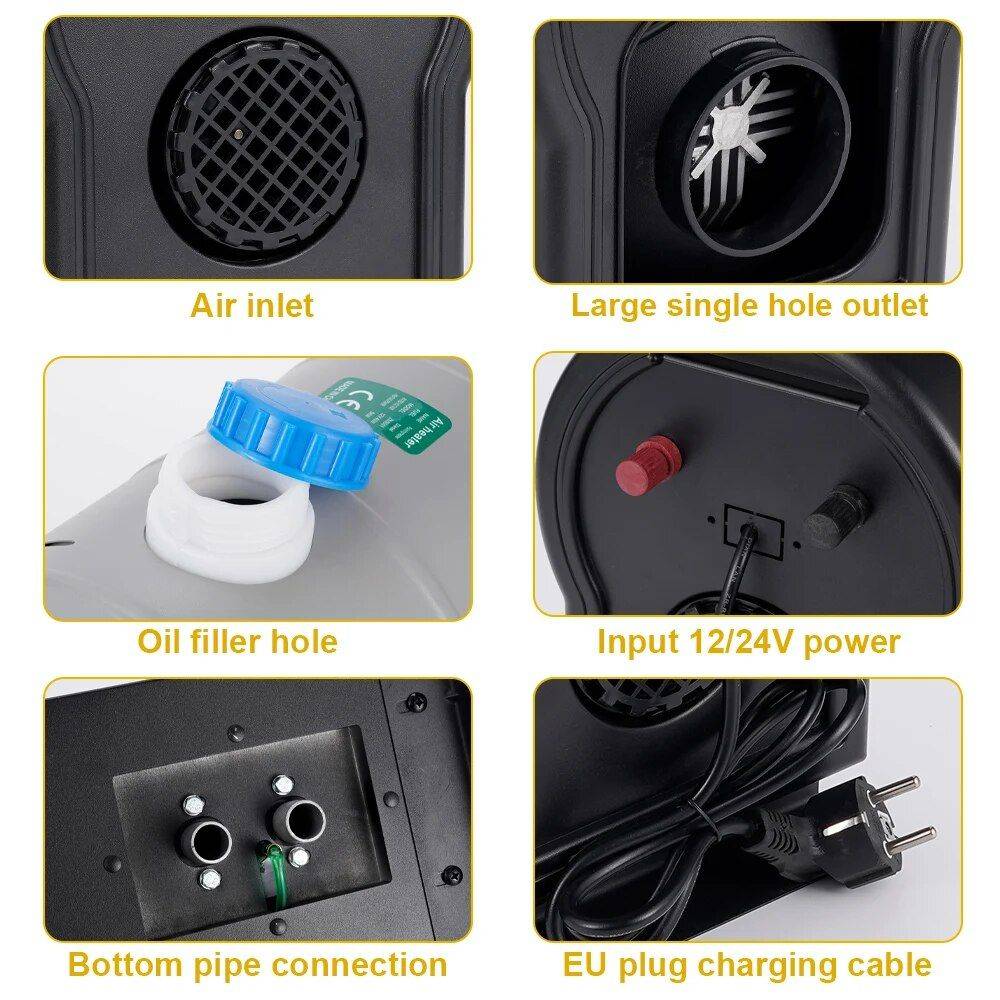 Universal 3-in-1 Diesel Parking Heater with LCD Control for All Vehicles Car Electronics Model : Type 1|Type 2 Universal 3-in-1 Diesel Parking Heater with LCD Control for All Vehicles Car Electronics Model : Type 1|Type 2
